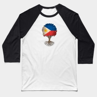 Tree of Life with Filipino Flag Baseball T-Shirt